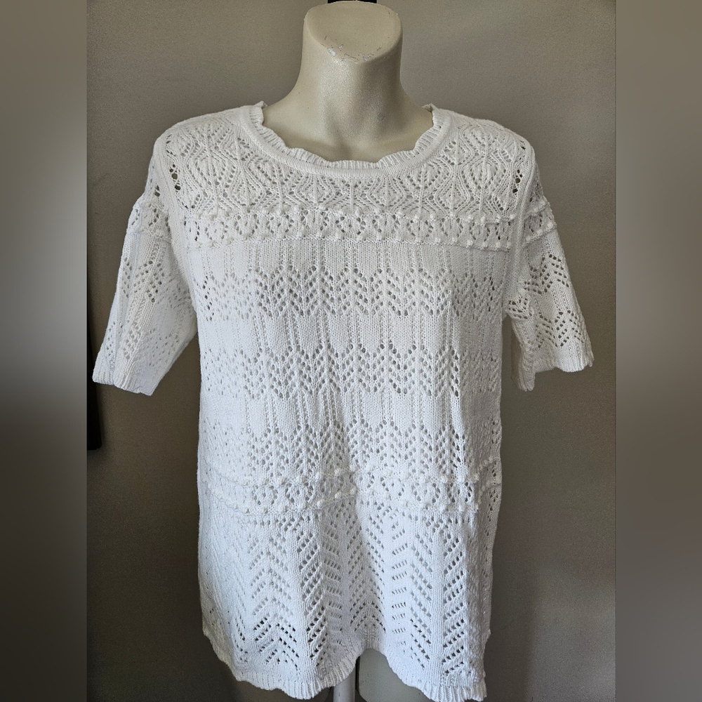 White Knit Sweater